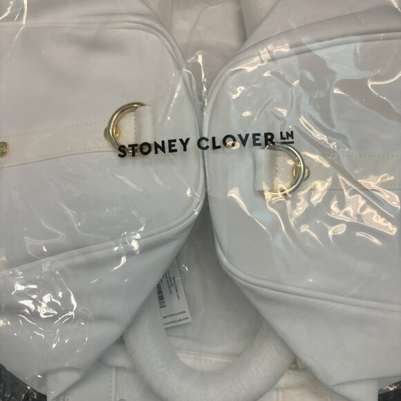 NWT Stoney Clover Lane Classic Mini Duffle Bag In Blanc (White) - Picture 5 of 7
